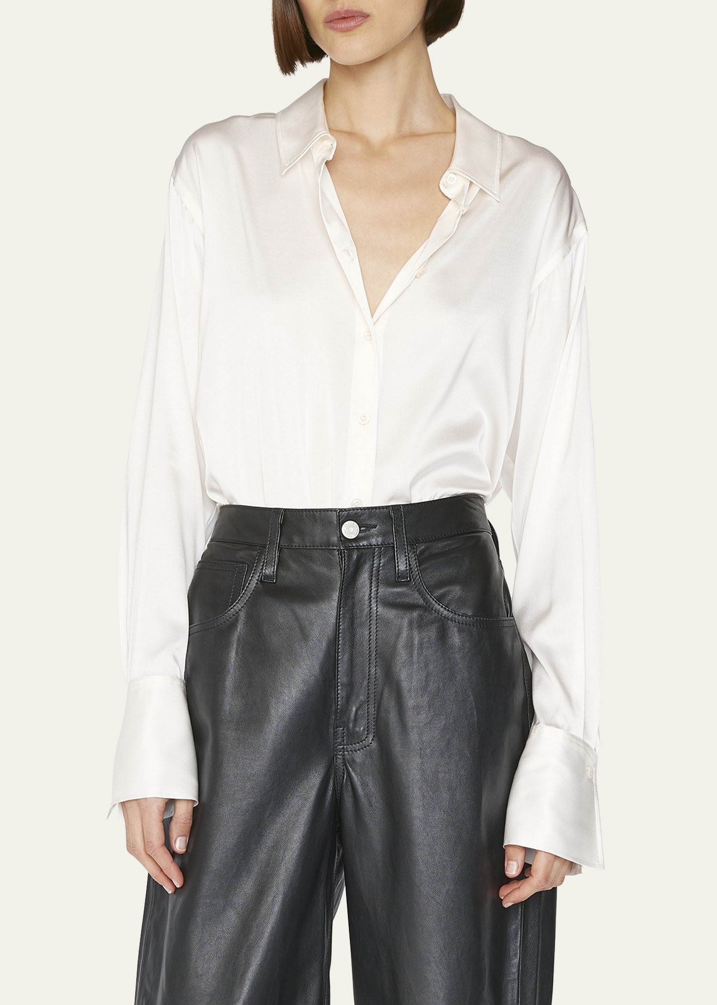 The Standard Silk Button-Front Shirt - 5