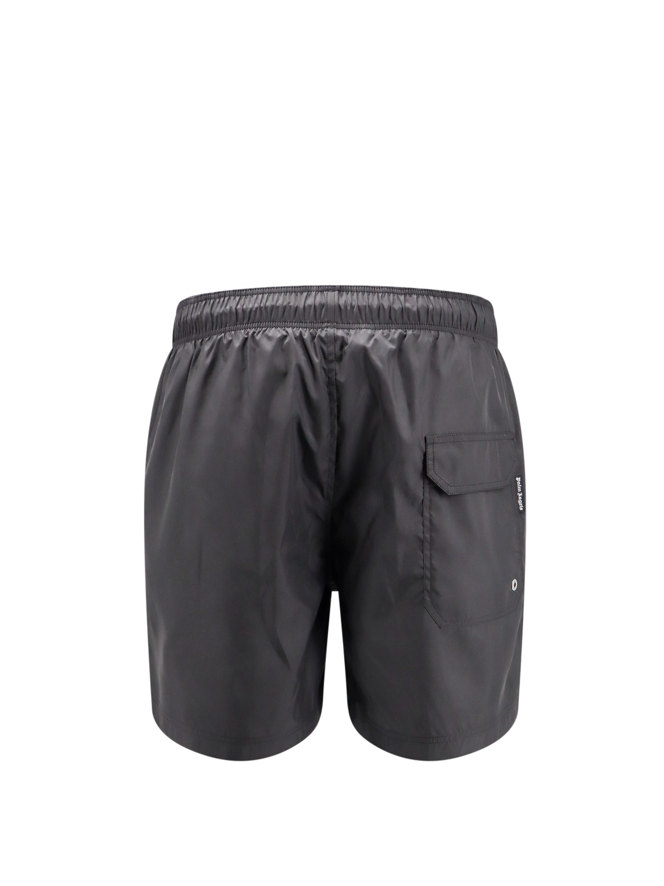 Nylon swim trunks with embroidered logo - 2