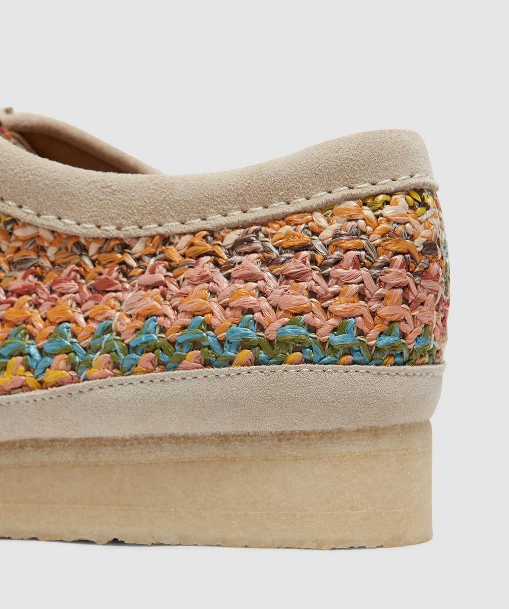 Wallabee multi raffia shoe - 8