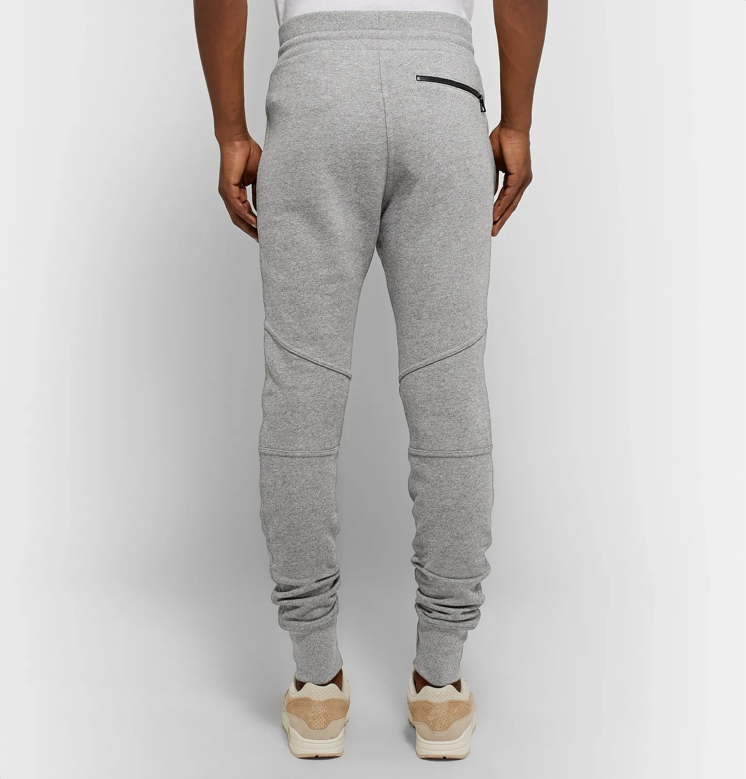 Escobar Slim-Fit Tapered Loopback Cotton-Blend Jersey Sweatpants - 5