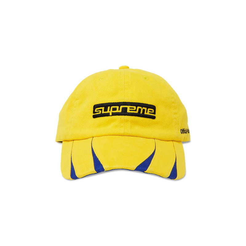Supreme Jagged Visor 6-Panel 'Yellow' - 1