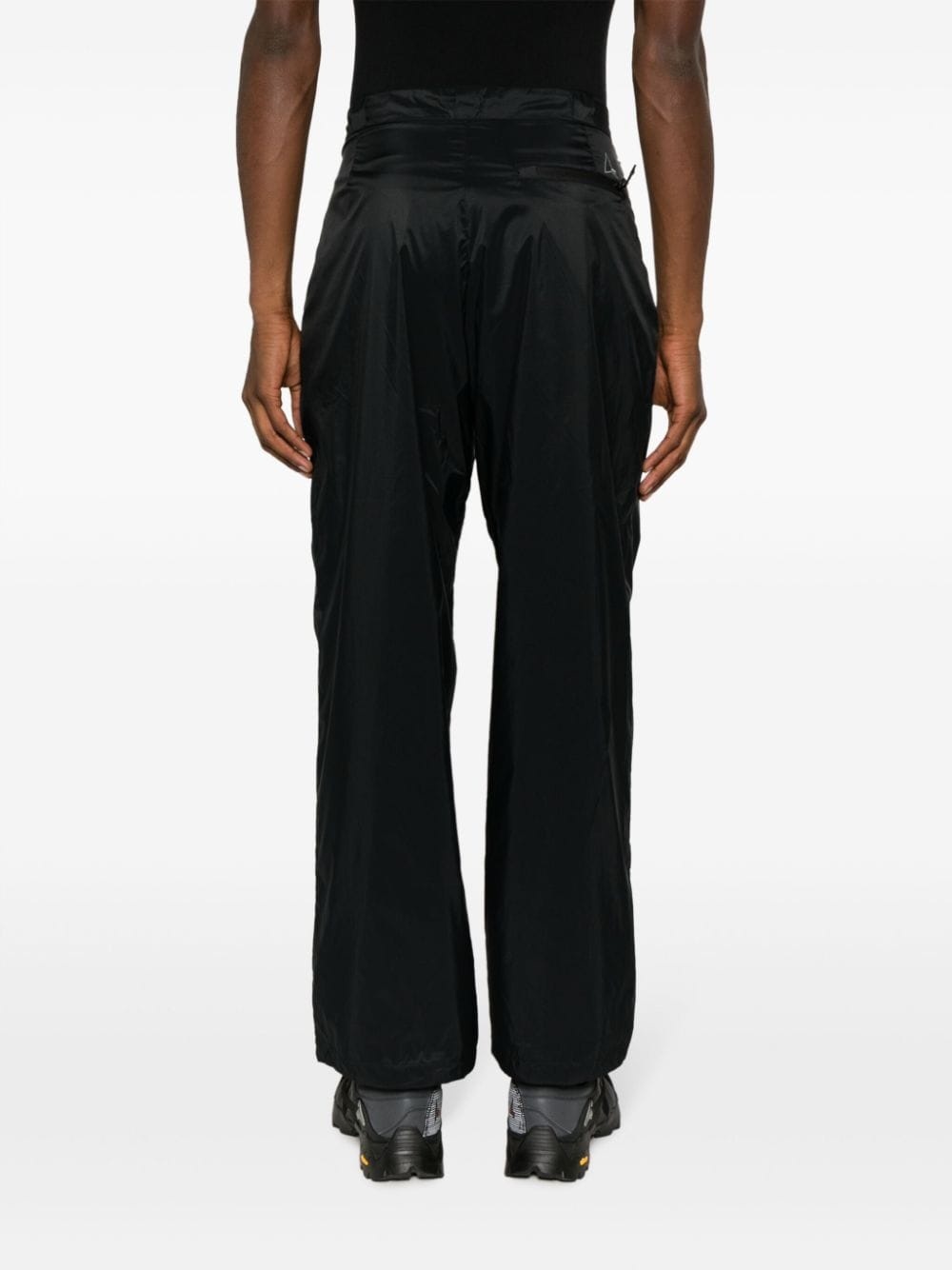 high-waisted straight-leg trousers - 4