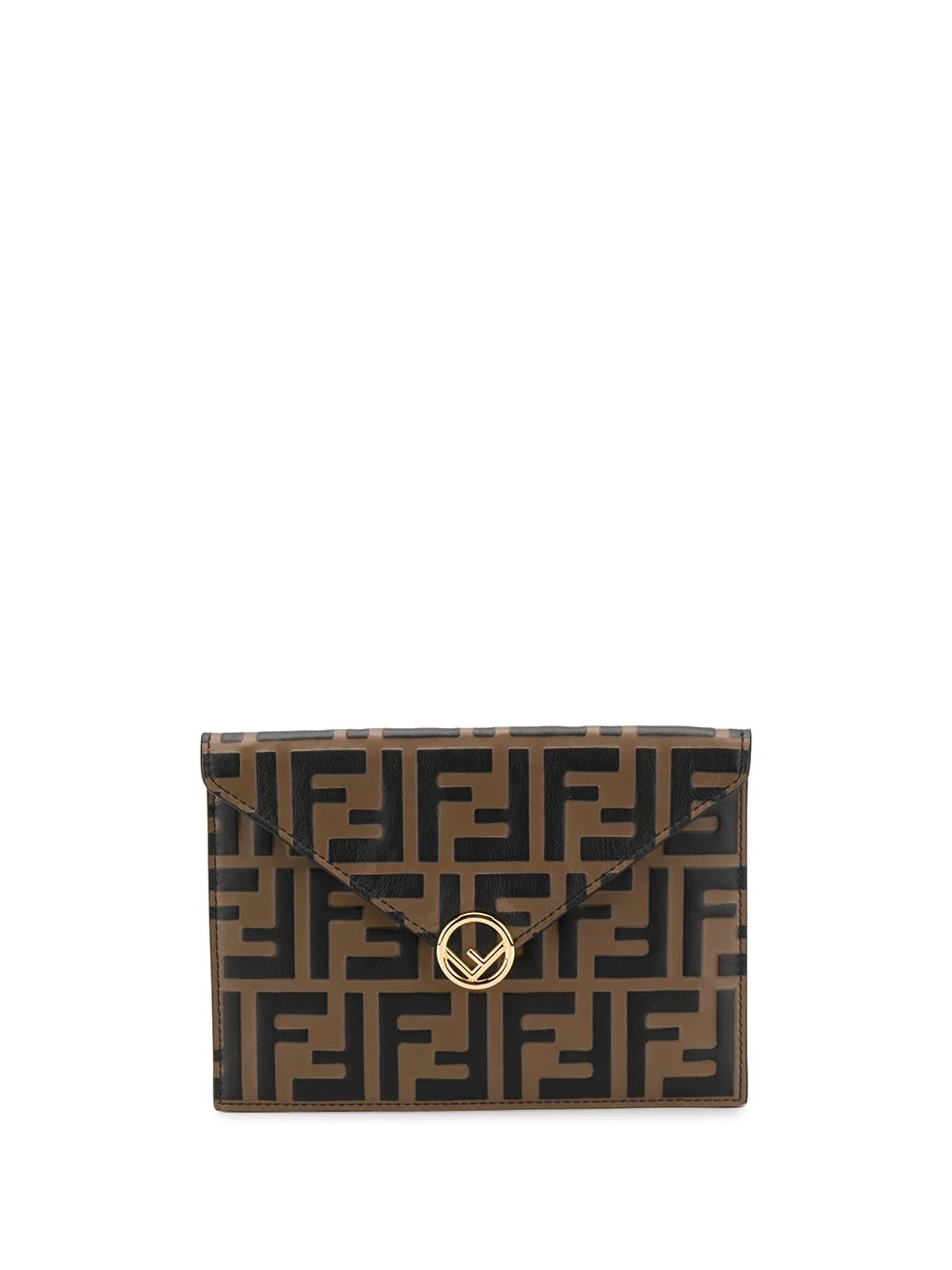 FF motif embossed cardholder - 1