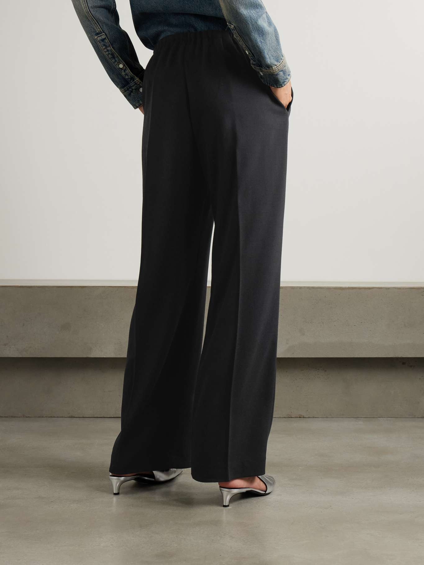 Grain de poudre wool straight-leg pants - 3