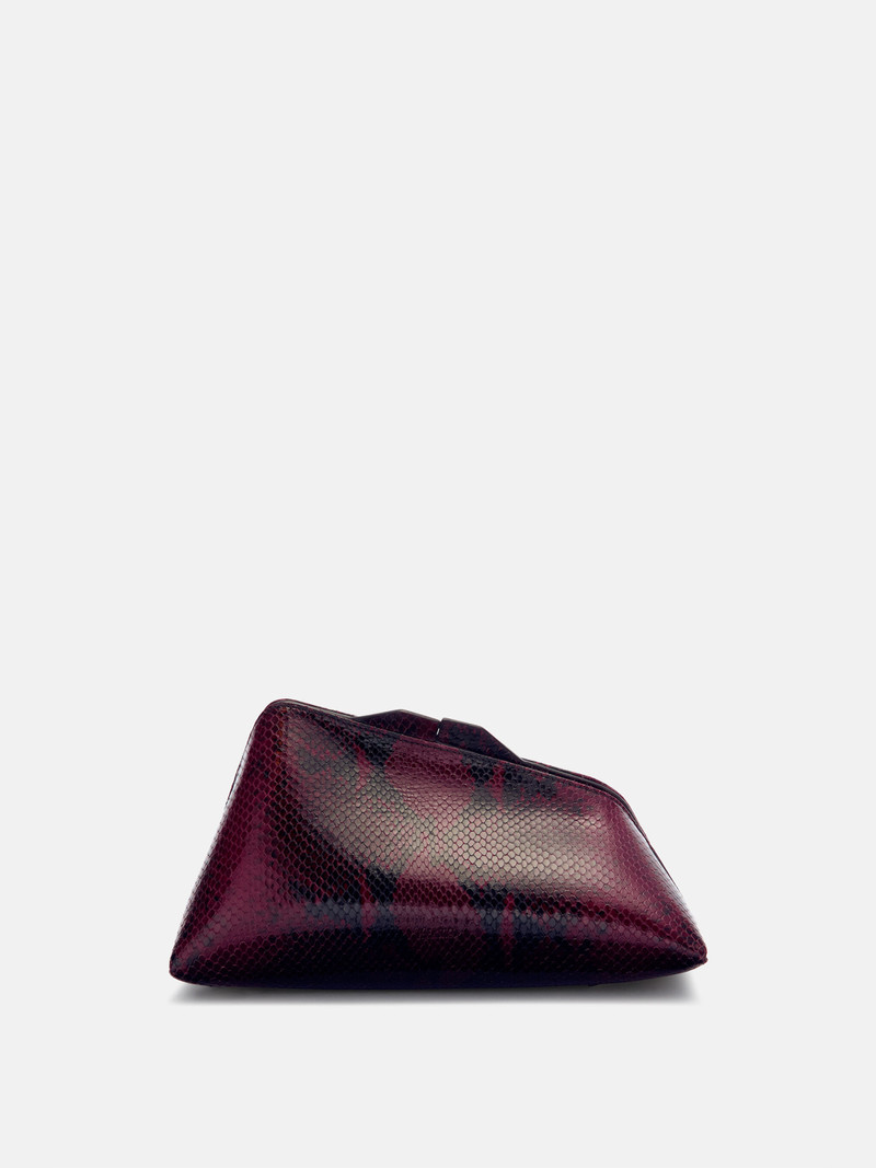 ''8.30 PM'' BURGUNDY OVERSIZED CLUTCH 1
