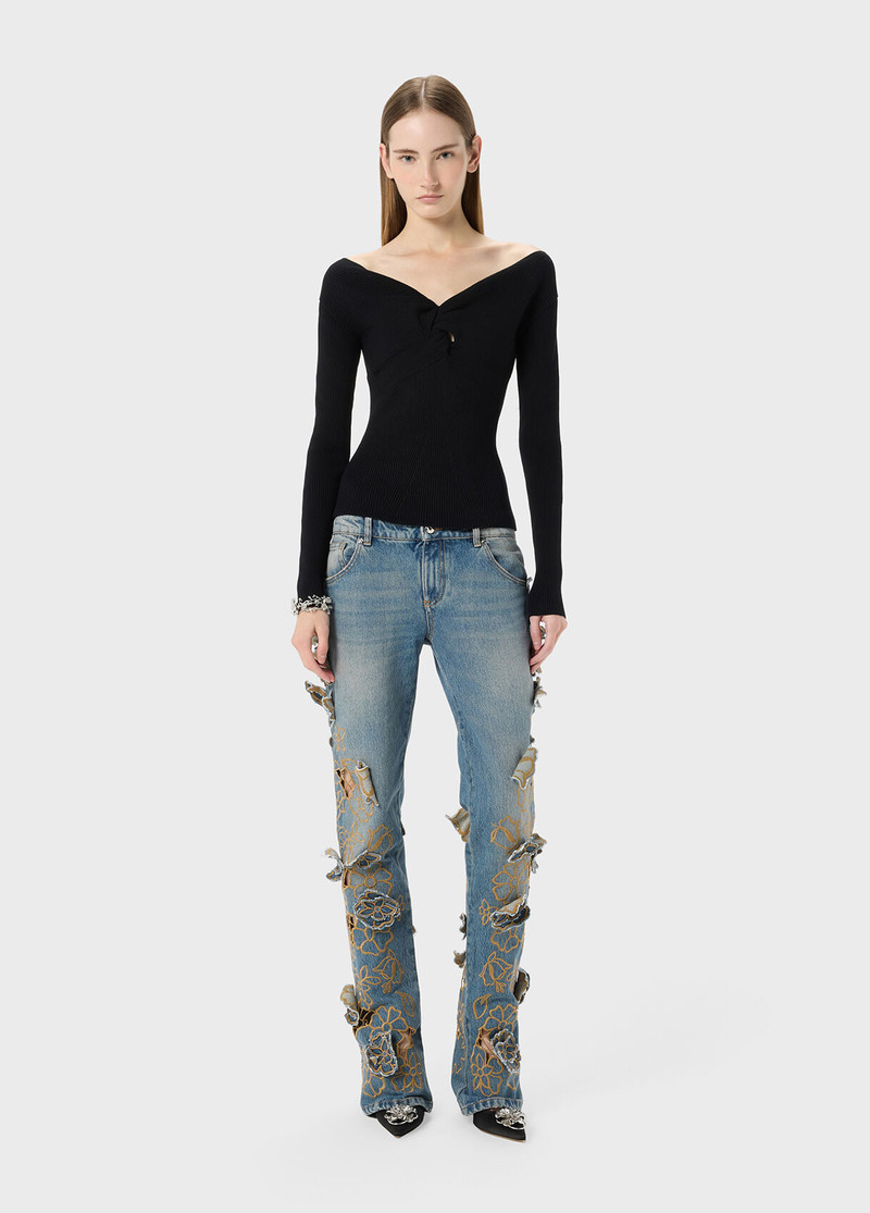 RIBBED TOP WITH KNOT 5