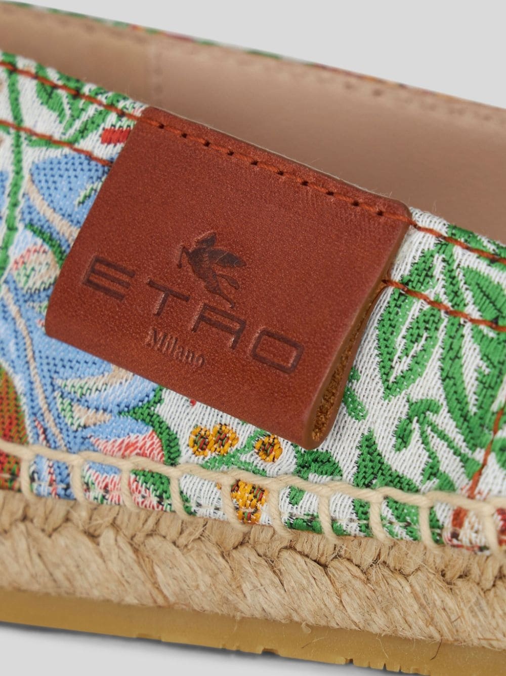 logo-appliquÃ© floral-embroidery espadrilles - 4