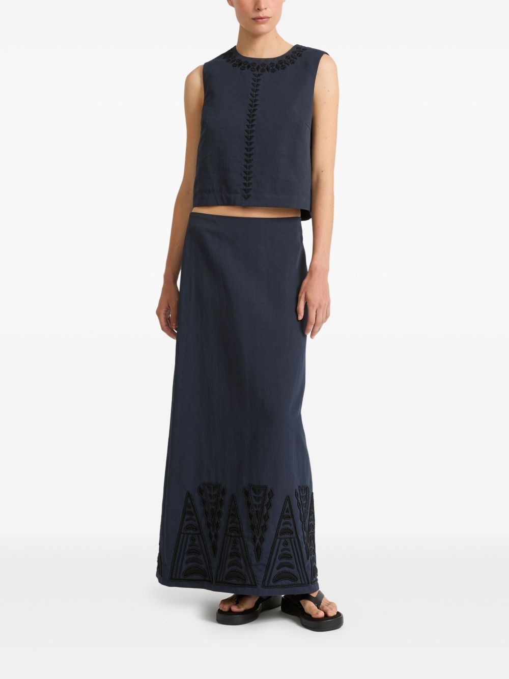 embroidered top - 2