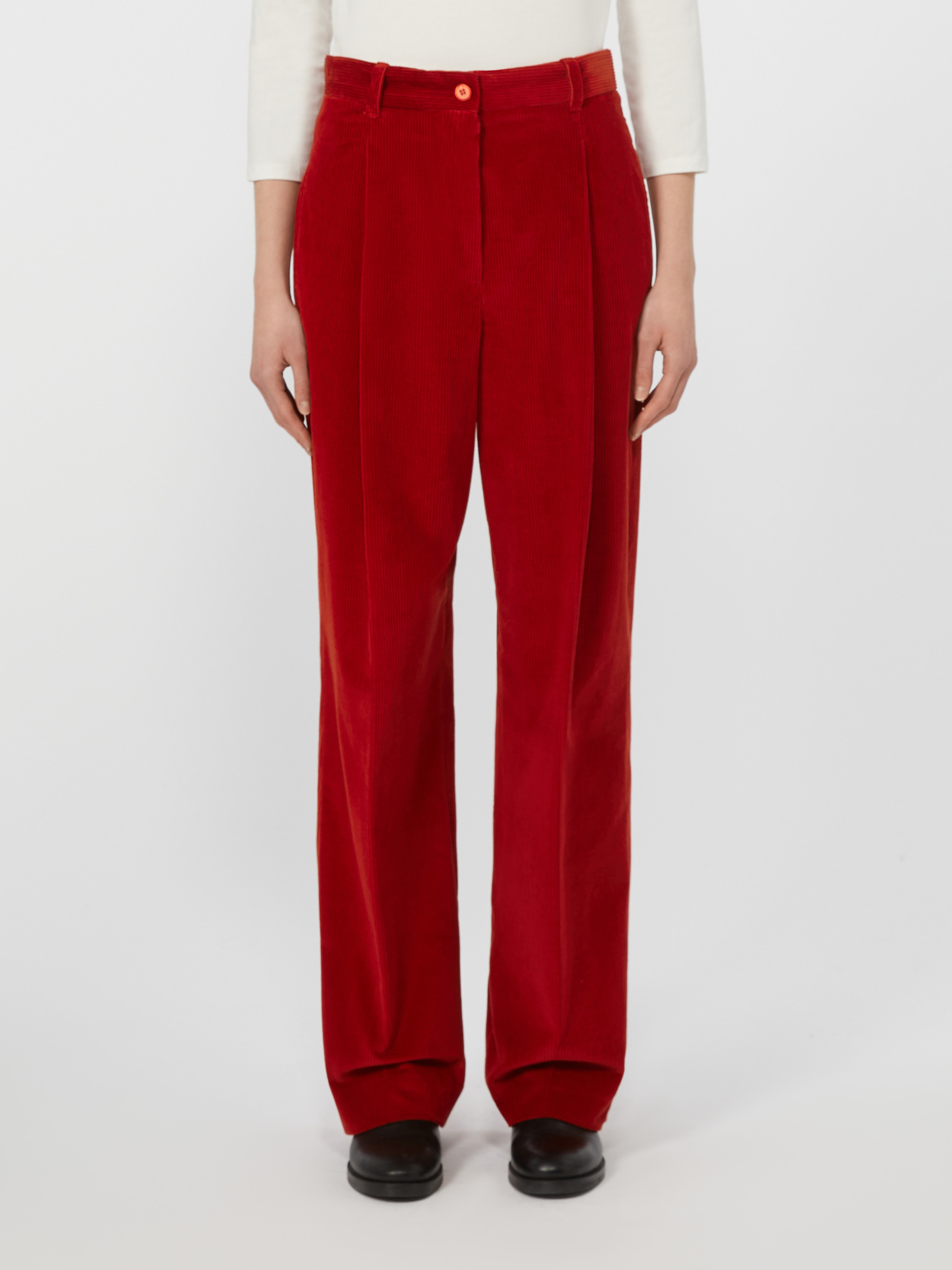 ORDINE Cotton velvet trousers - 3