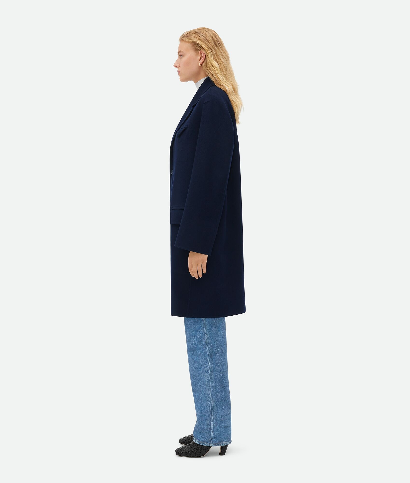 Double Wool Cashmere Coat - 2