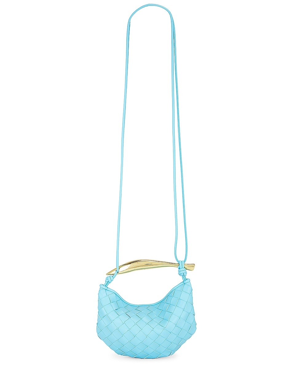 【大注目】BOTTEGA VENETA Sardine ミニバッグ チャーム Bottega Veneta - Mini Sardine leather crossbody bag Gold