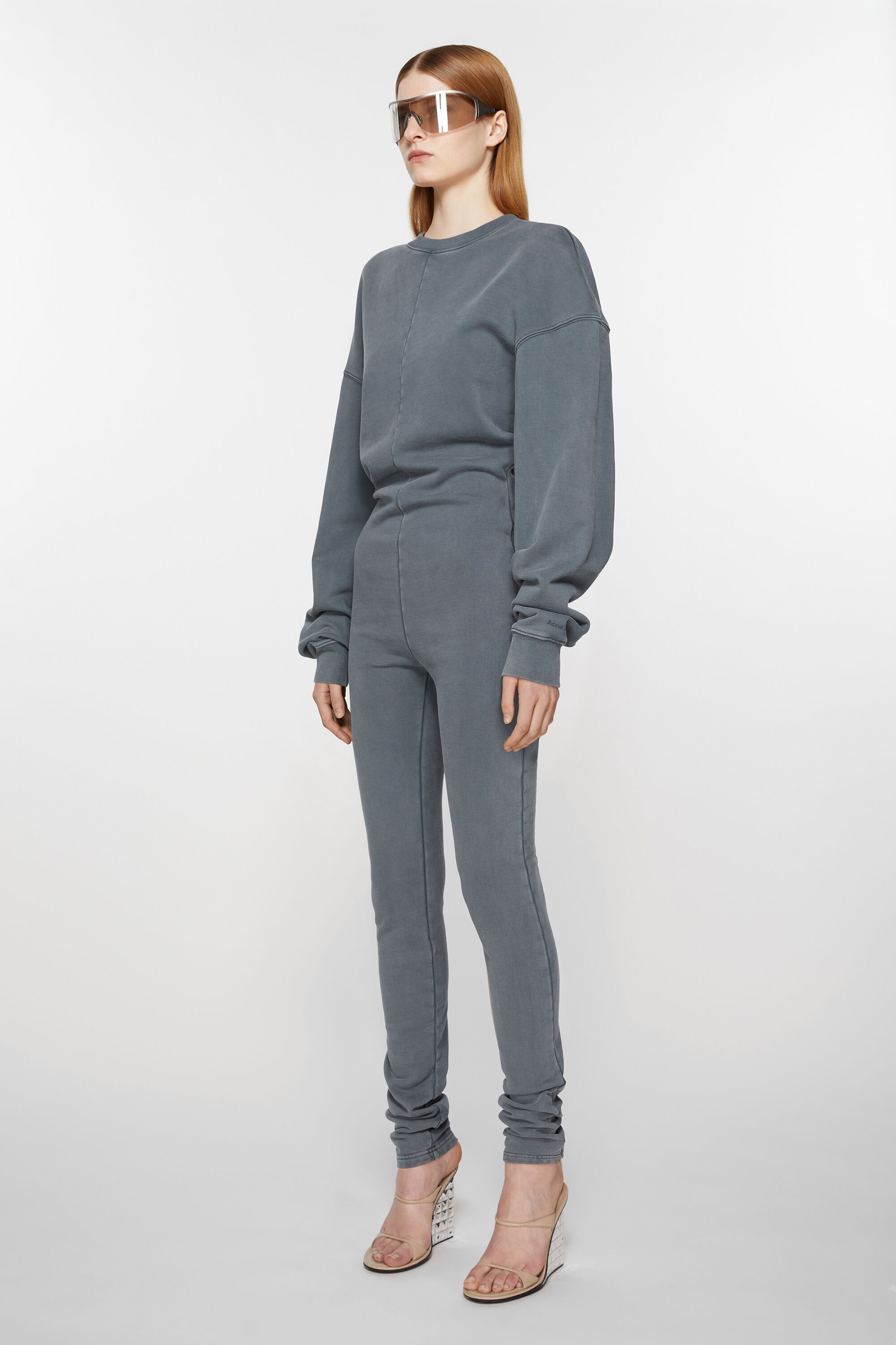 Fleece jumpsuit - Anthracite grey - 3