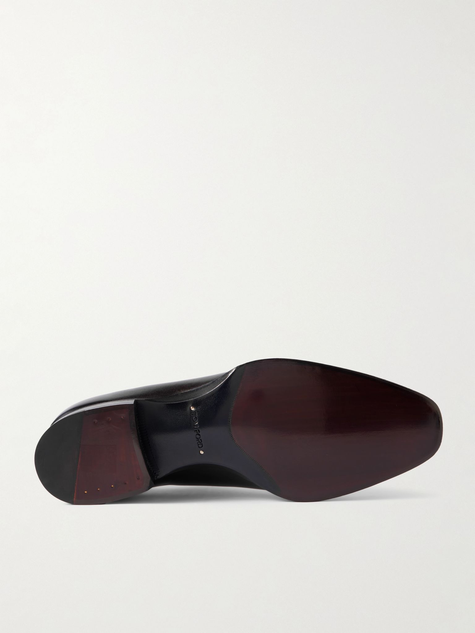 Elkan Leather Oxford Shoes Dark brown - 3