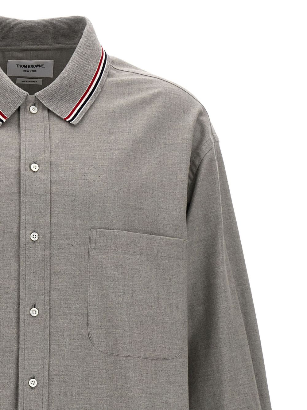 RWB stripe-print flannel shirt - 3
