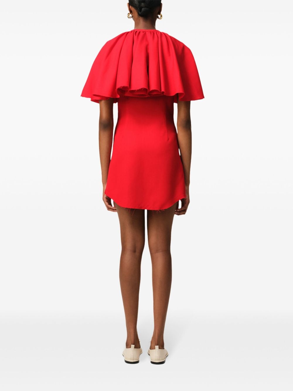 ruffled mini dress - 4