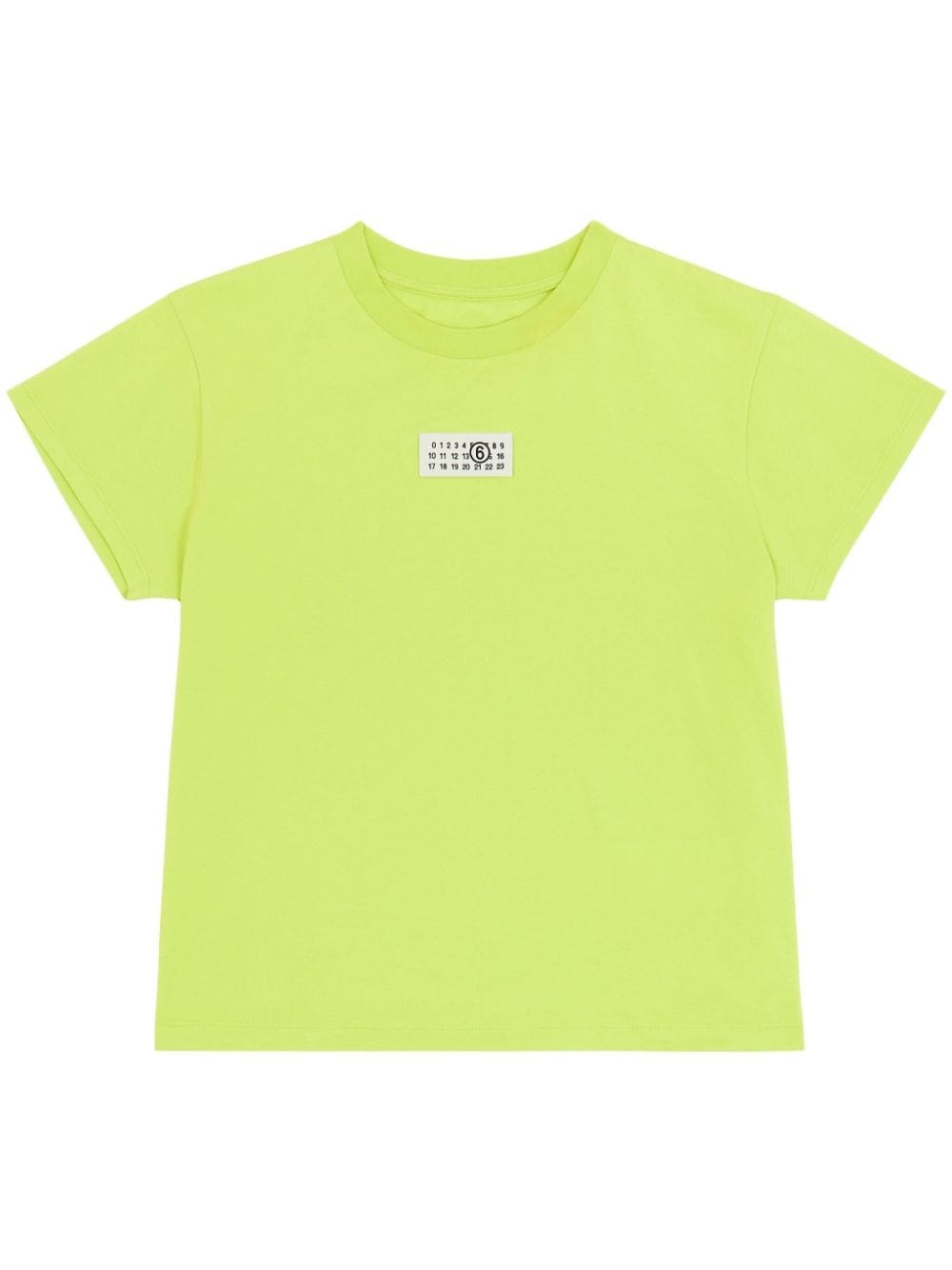 number-motif cotton T-shirt - 1