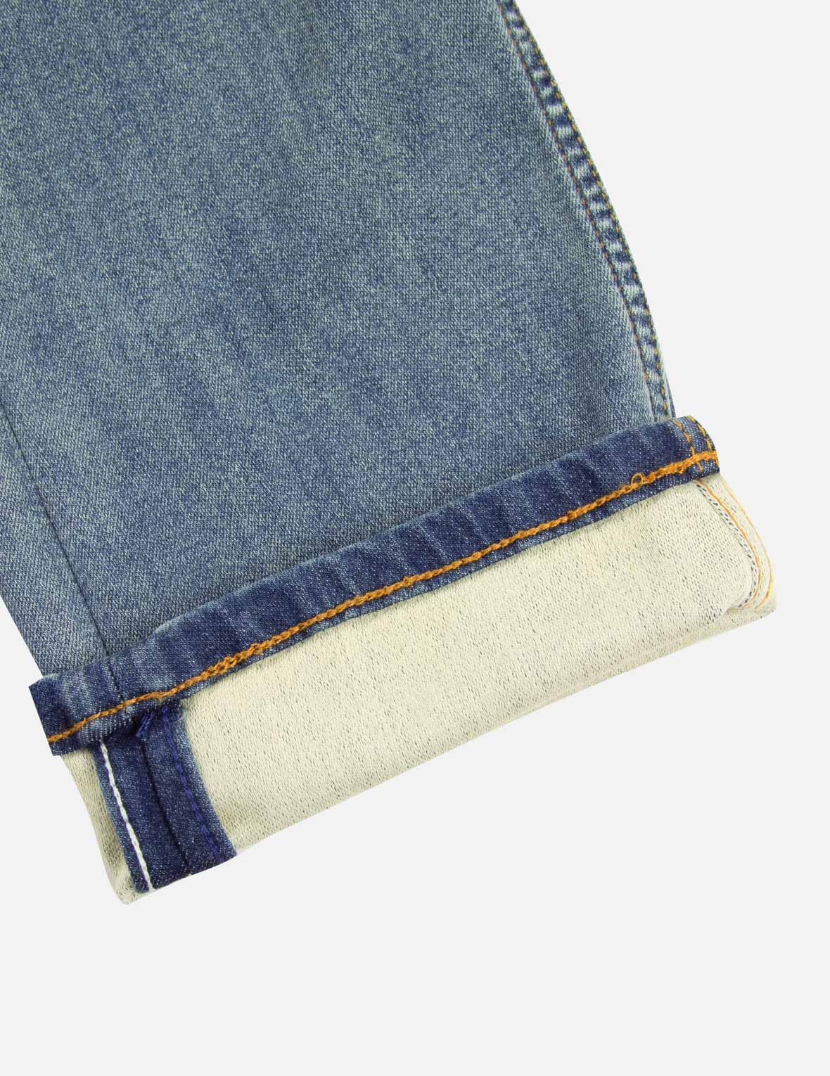 MULTI-LOGO DAICOCK PRINT  CARROT FIT DENIM JEANS #2017 - 9