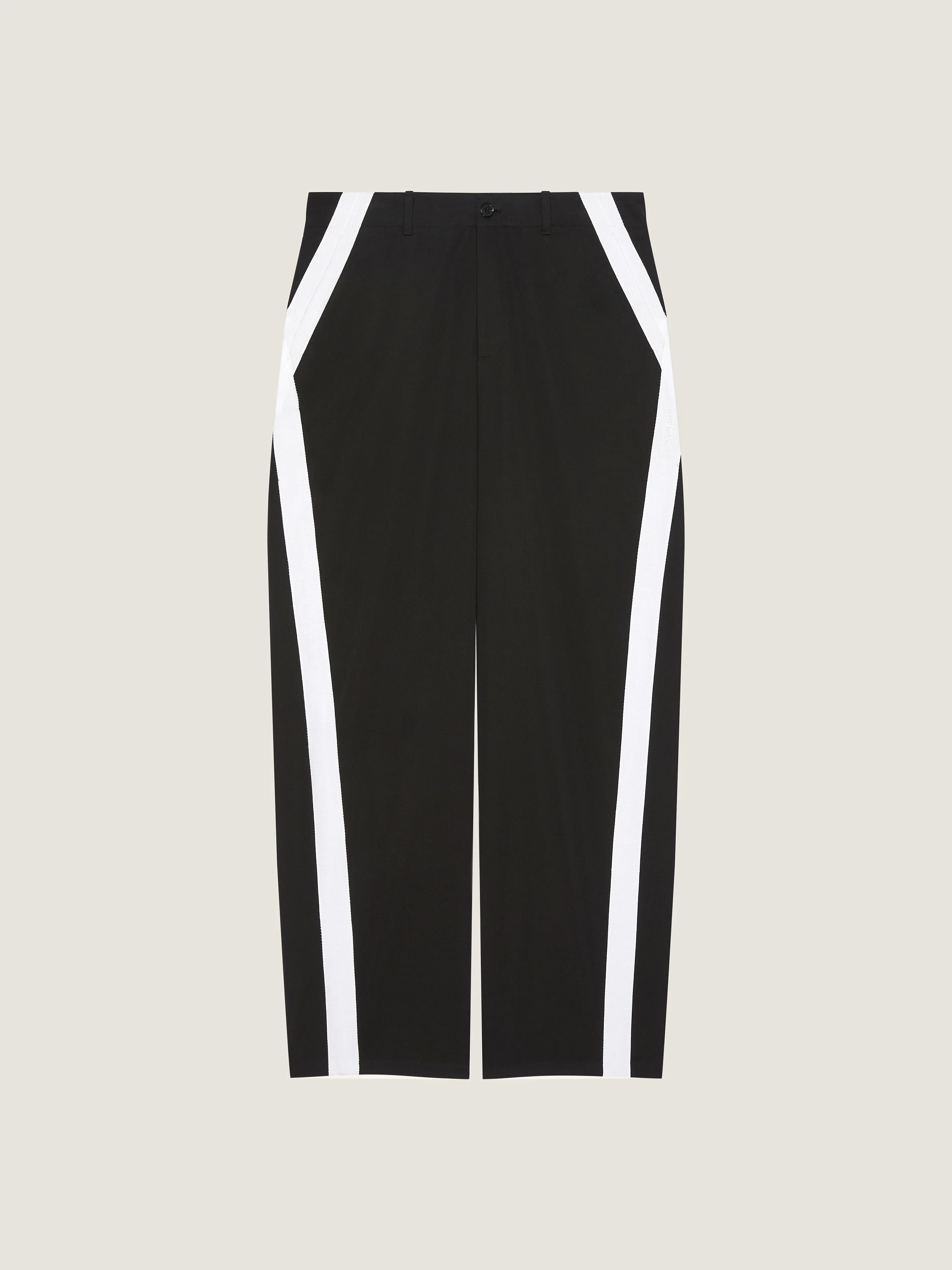 COUTURE SEAM PANTS IN COTTON WITH GROS GRAIN DETAIL - 1