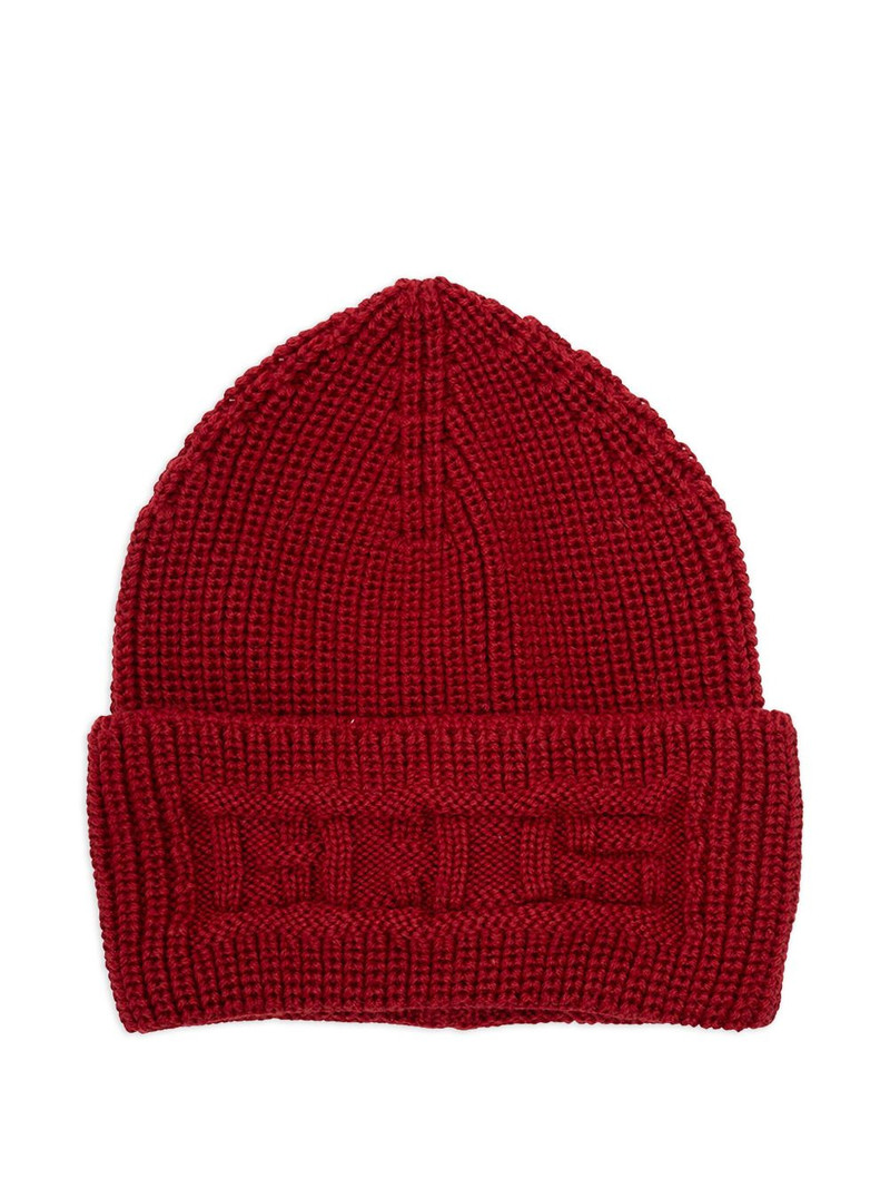 cable-knit beanie 1