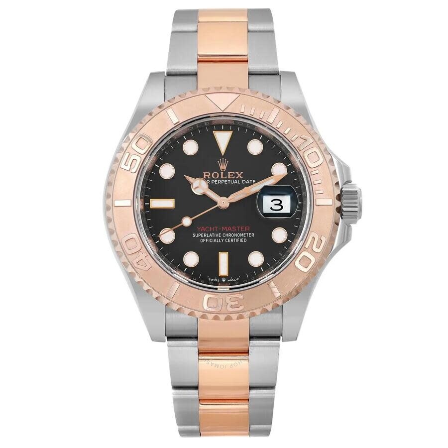 Pre-owned Rolex Yacht-Master Automatic Chronometer Black Dial Men's Watch 126621 BKSO - 1