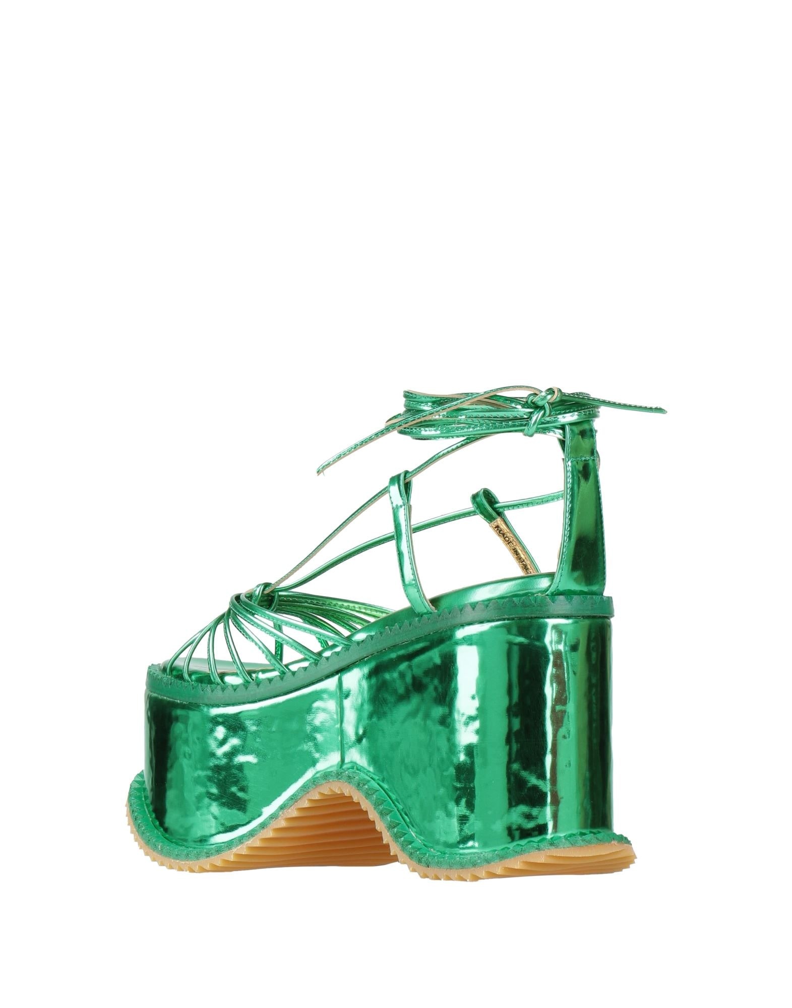 Green Women's Sandals - 3