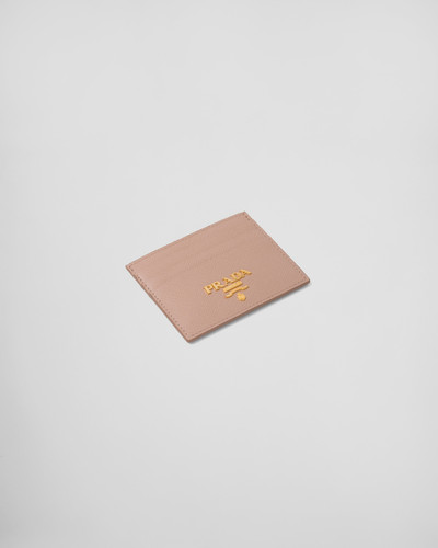 Prada Saffiano Leather Card Holder outlook