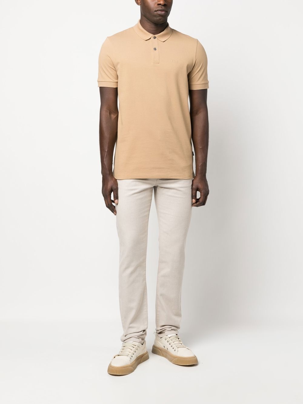 slim-cut chino trousers - 2