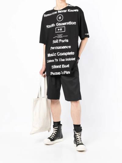 TAKAHIROMIYASHITA TheSoloist. slogan-print short-sleeve T-shirt outlook