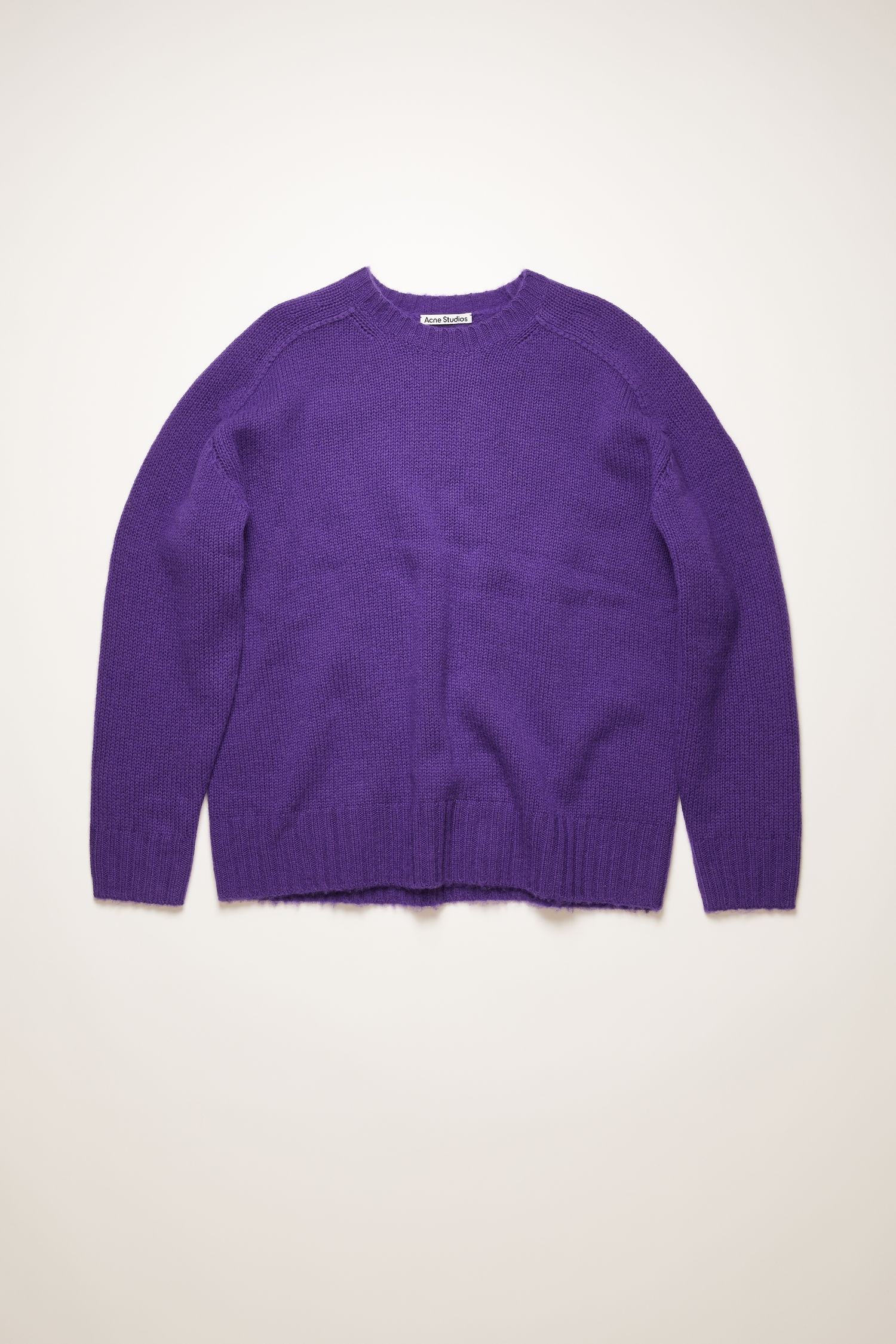 Shetland wool sweater electric purple - 1