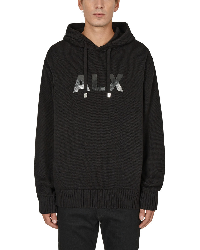 1017 ALYX 9SM LOGO KNIT HOODED SWEATER outlook