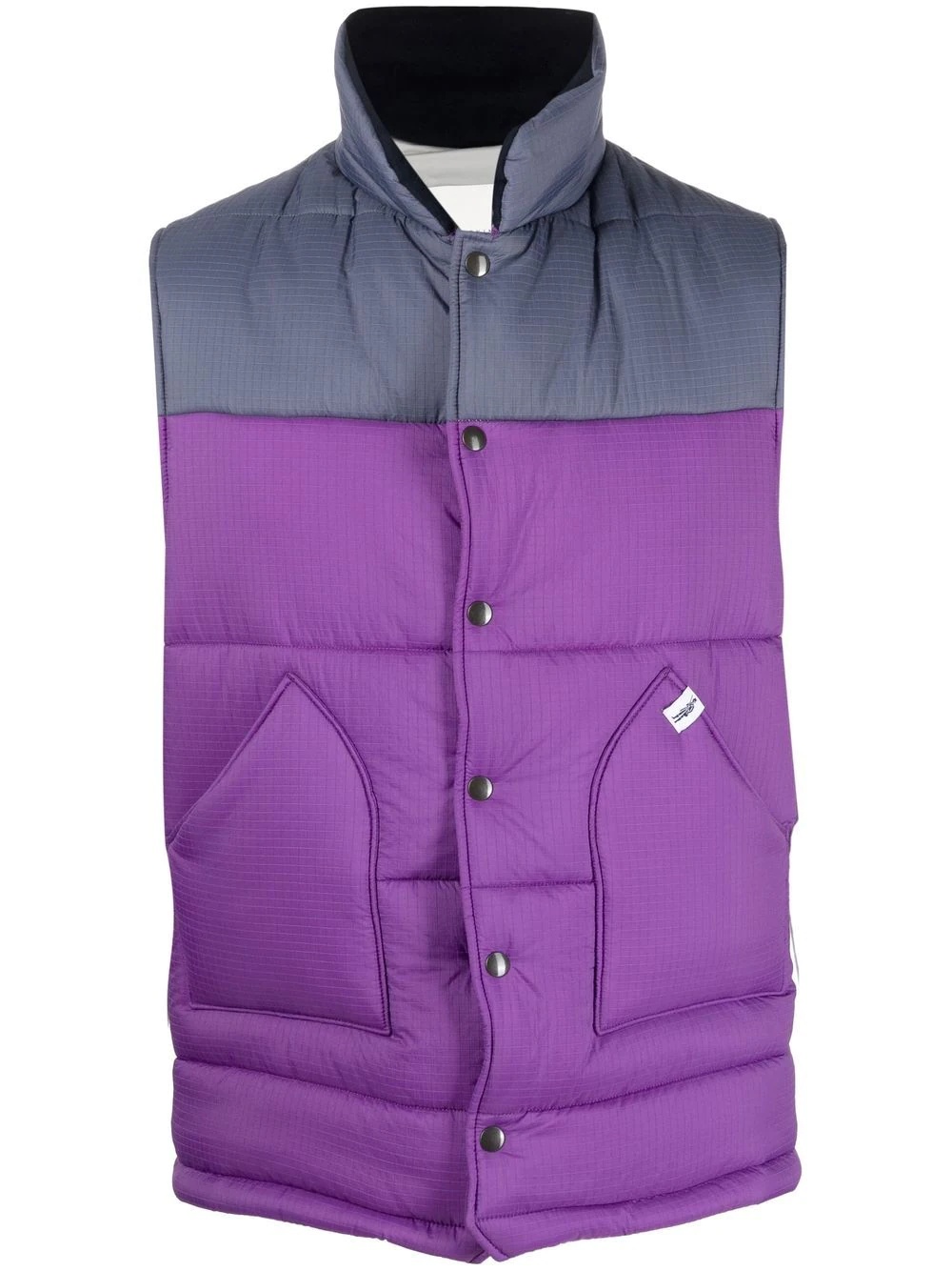 CONTRAST padded gilet - 1