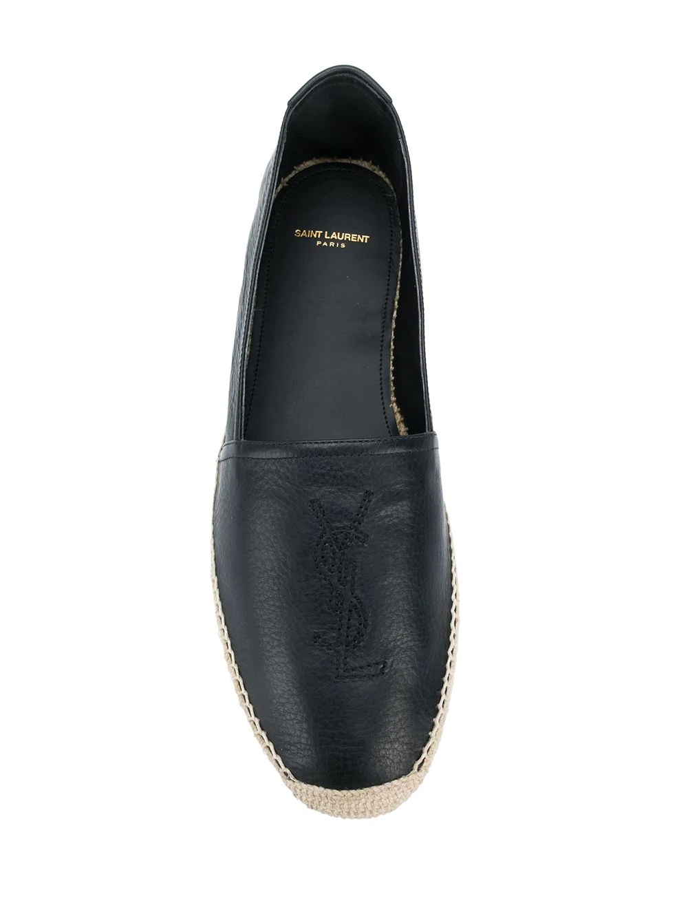 embroidered monogram espadrilles - 4