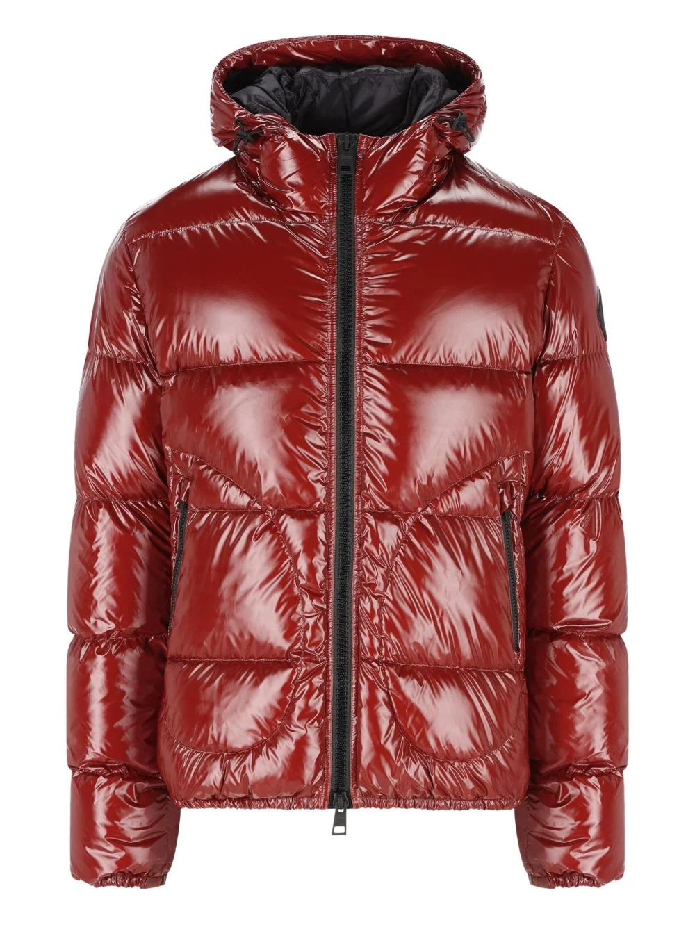 hooded down jacket - 1