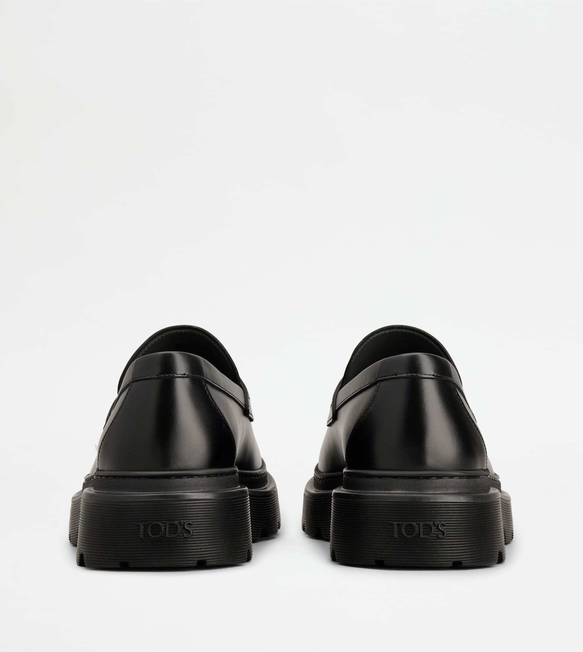 LOAFERS IN LEATHER - BLACK - 3