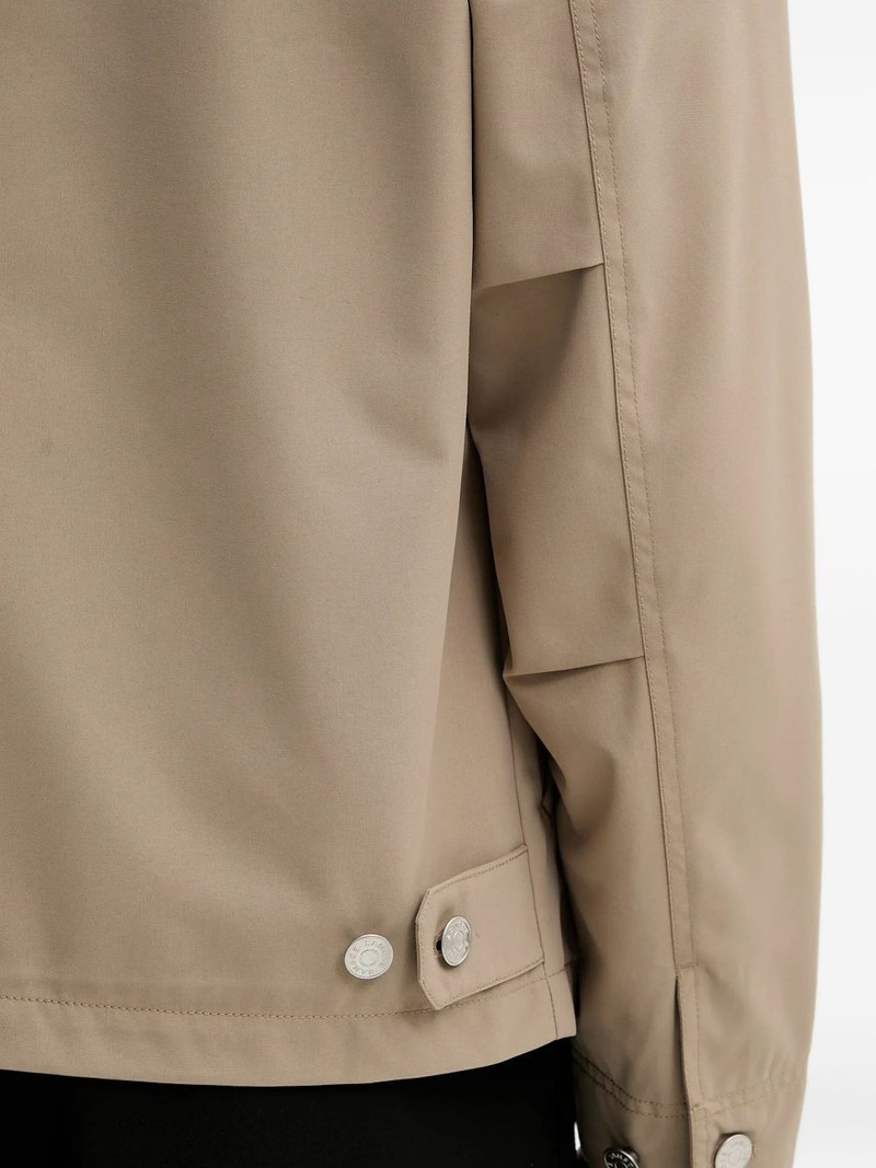 corduroy-collar zip-front jacket 4