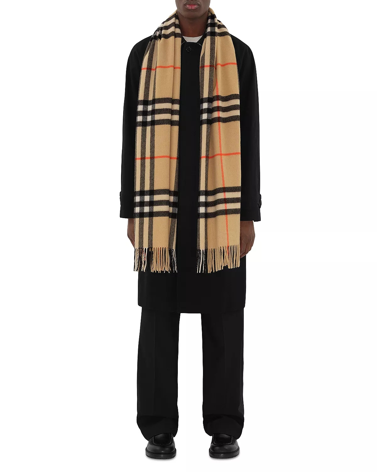 Check Cashmere Scarf - 3