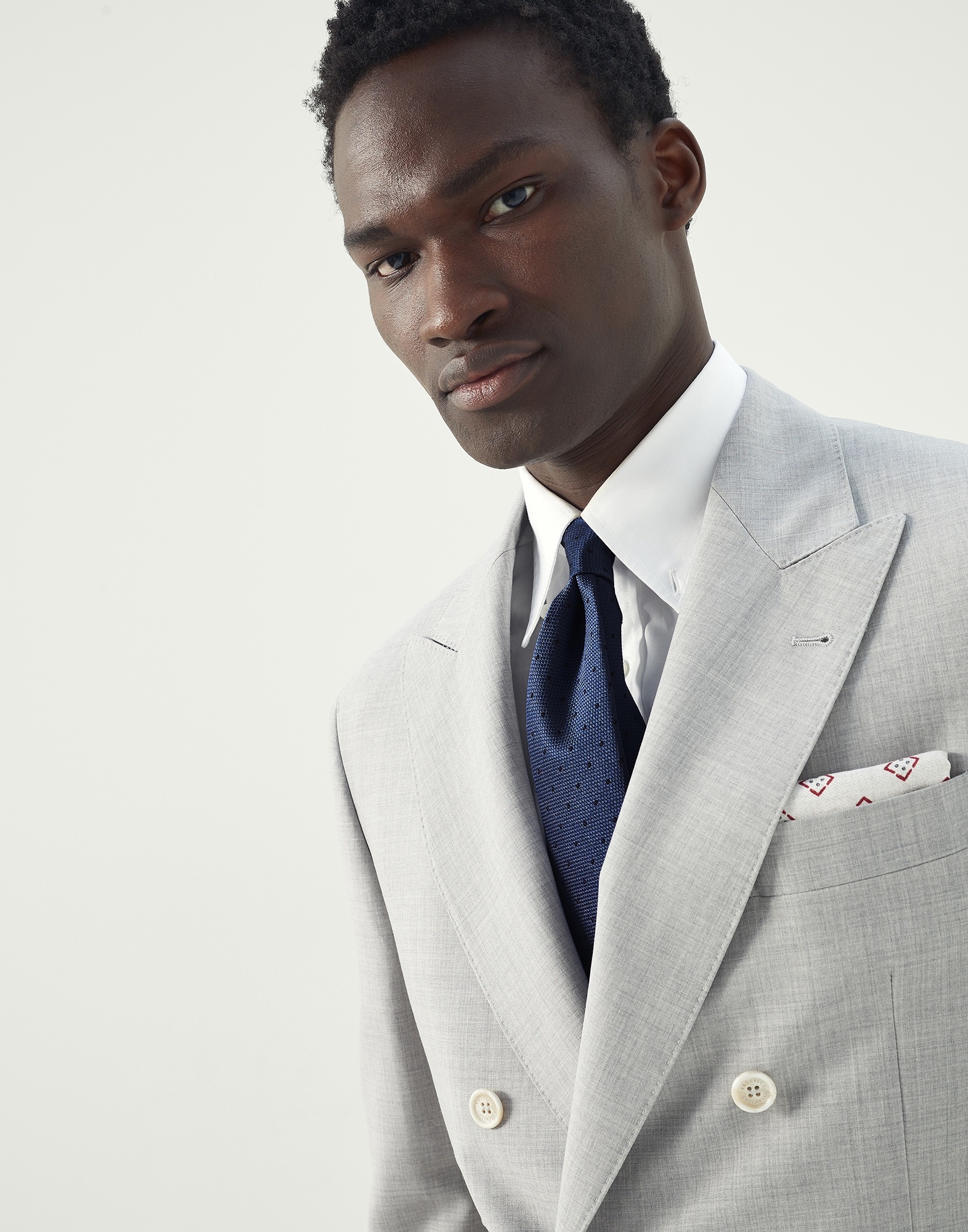 Spotted silk tie - 3