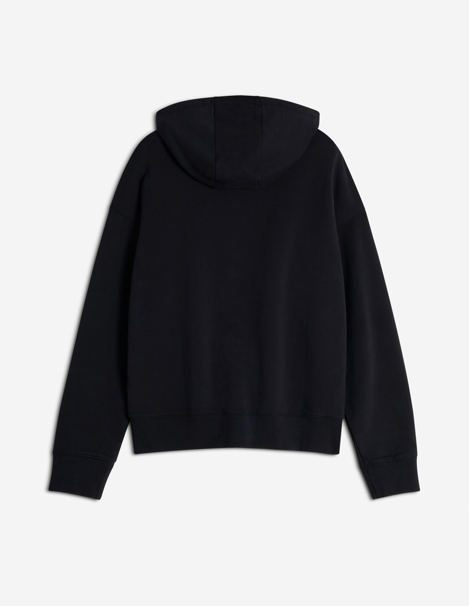 BOLD FOX HEAD PATCH OVERSIZE HOODIE - 2