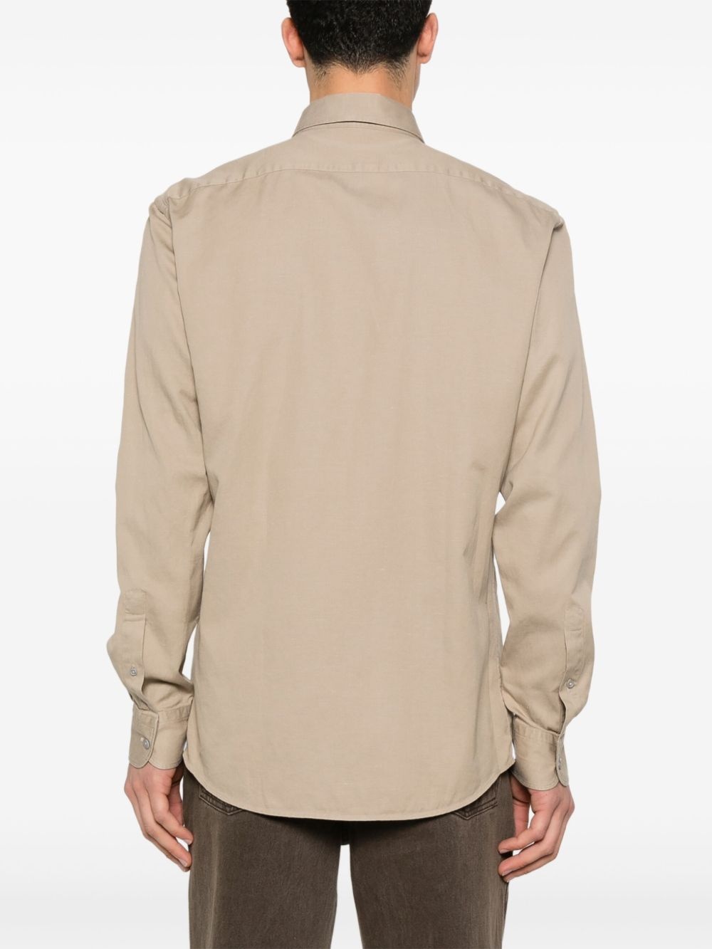 spread-collar shirt - 4