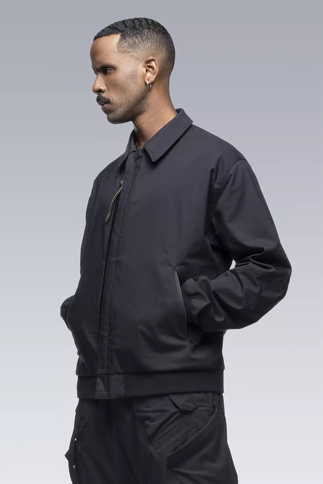 J111TS-CH Micro Twill Tec Sys Jacket Black