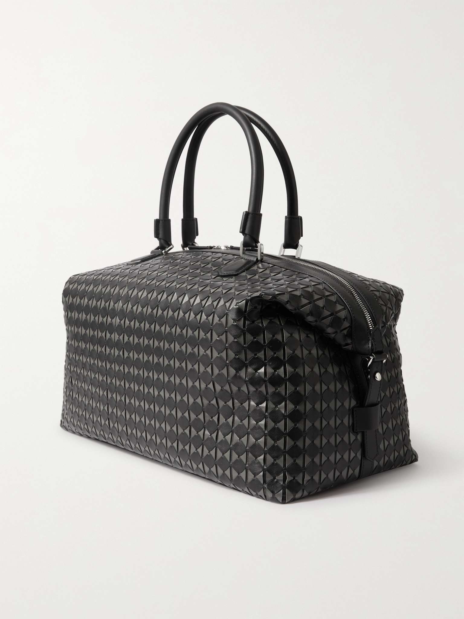 Woven Leather Holdall - 4