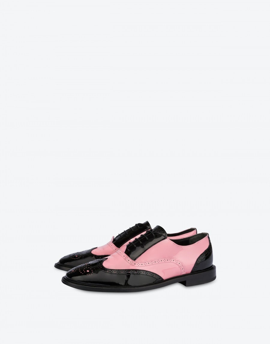 MOSCHINO BROGUE OXFORD SHOES - 1