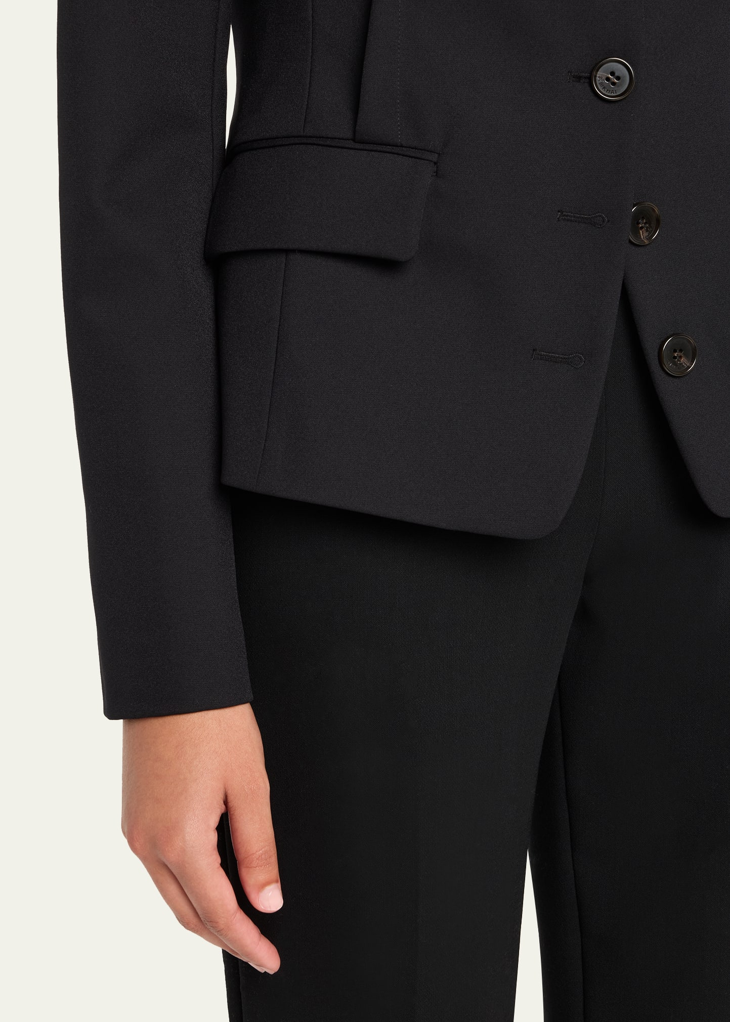Marlowe Tailored Square-Neck Jacket - 5