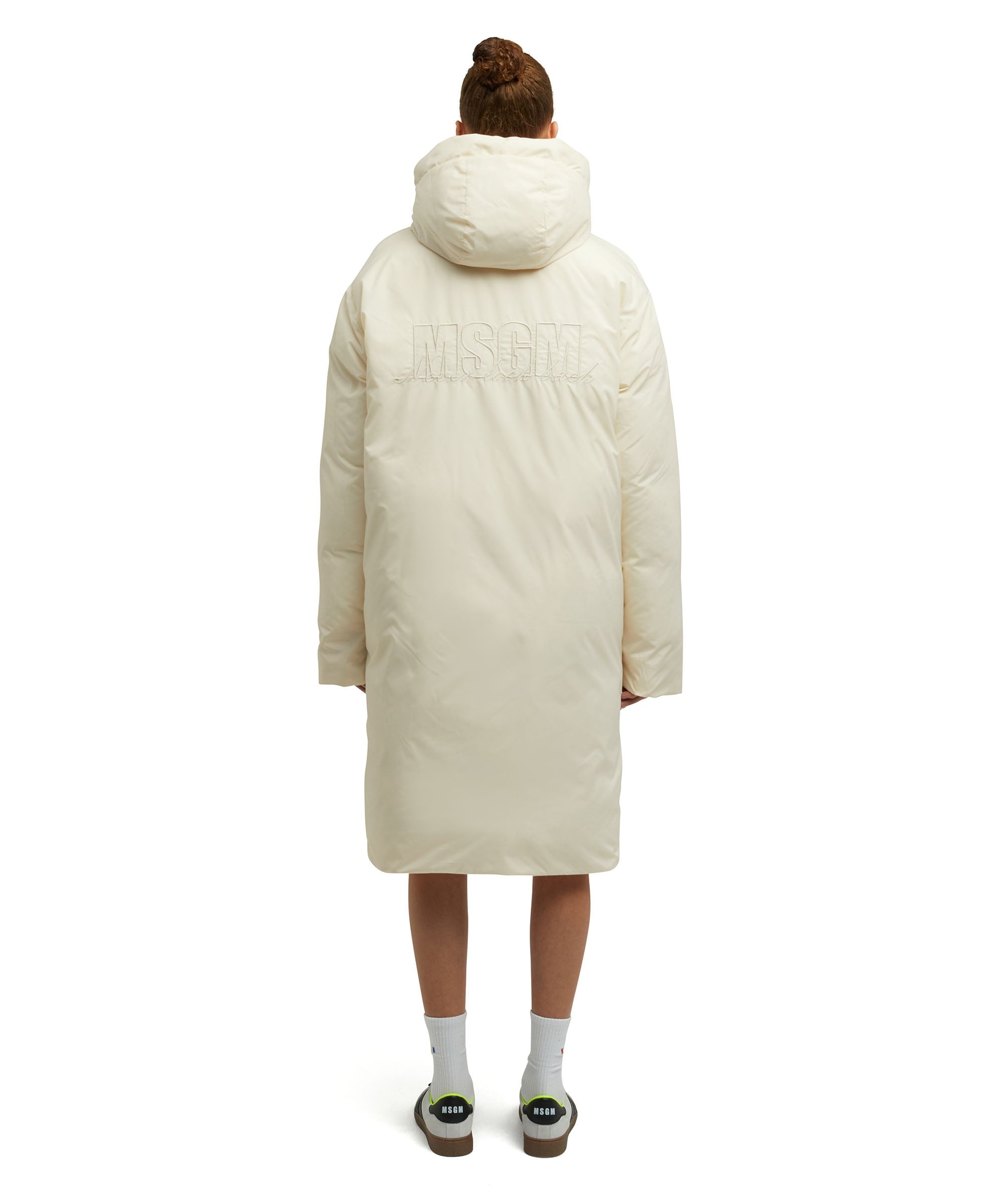 "Ripstop Nylon" long down jacket - 4