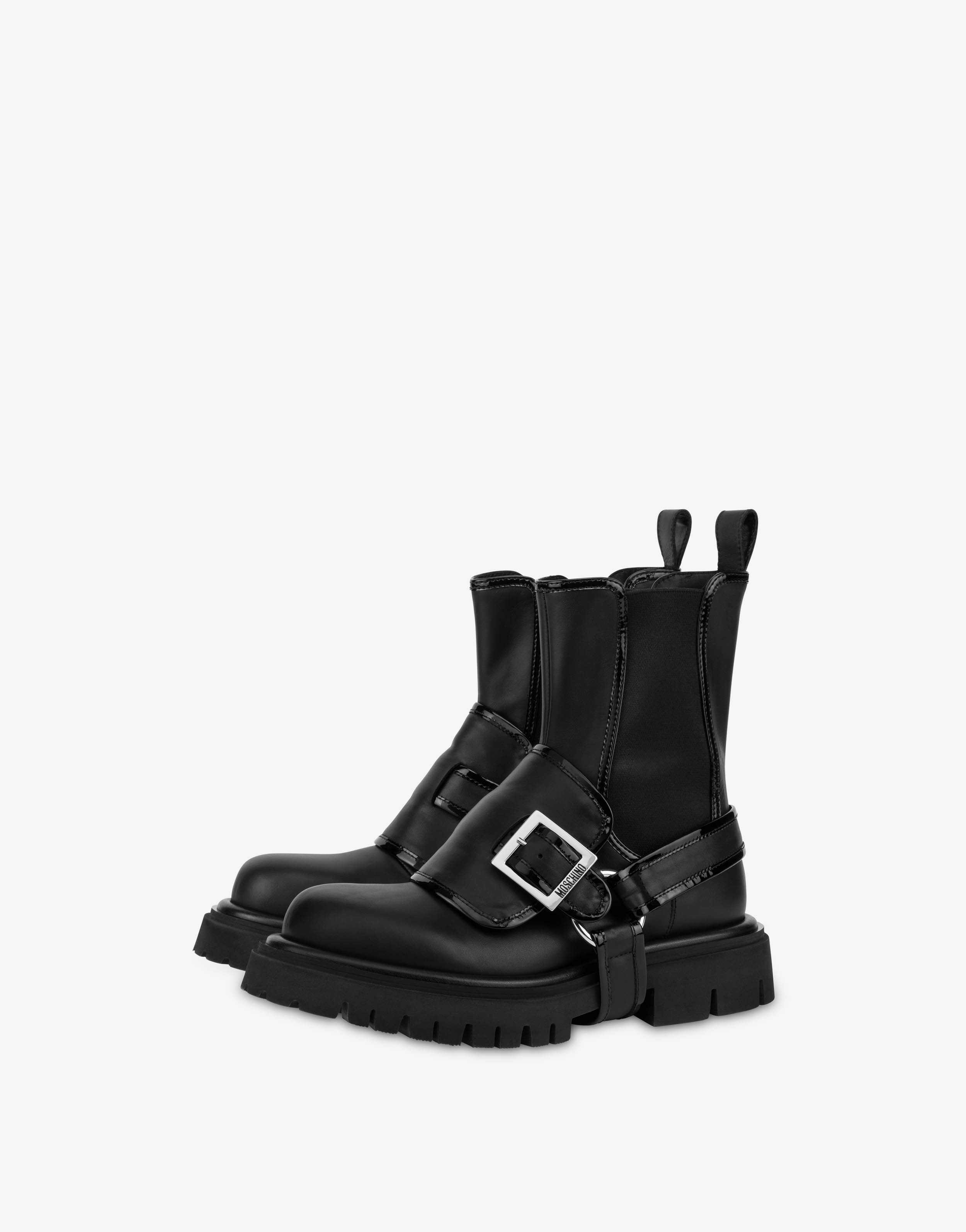 OUTLINE CALFSKIN BEATLE BOOTS - 1