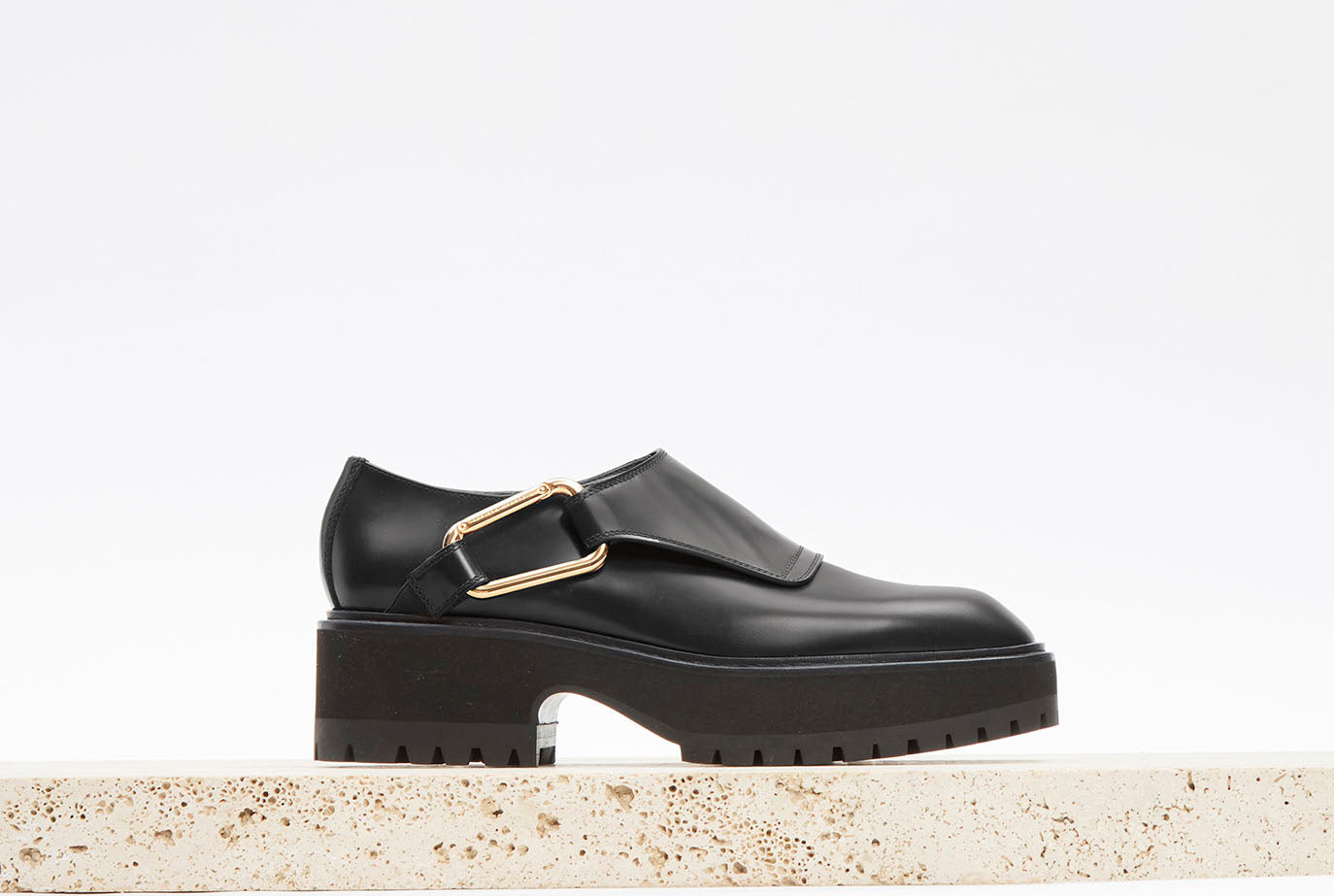 Nash Shoe in Black Leather - 5