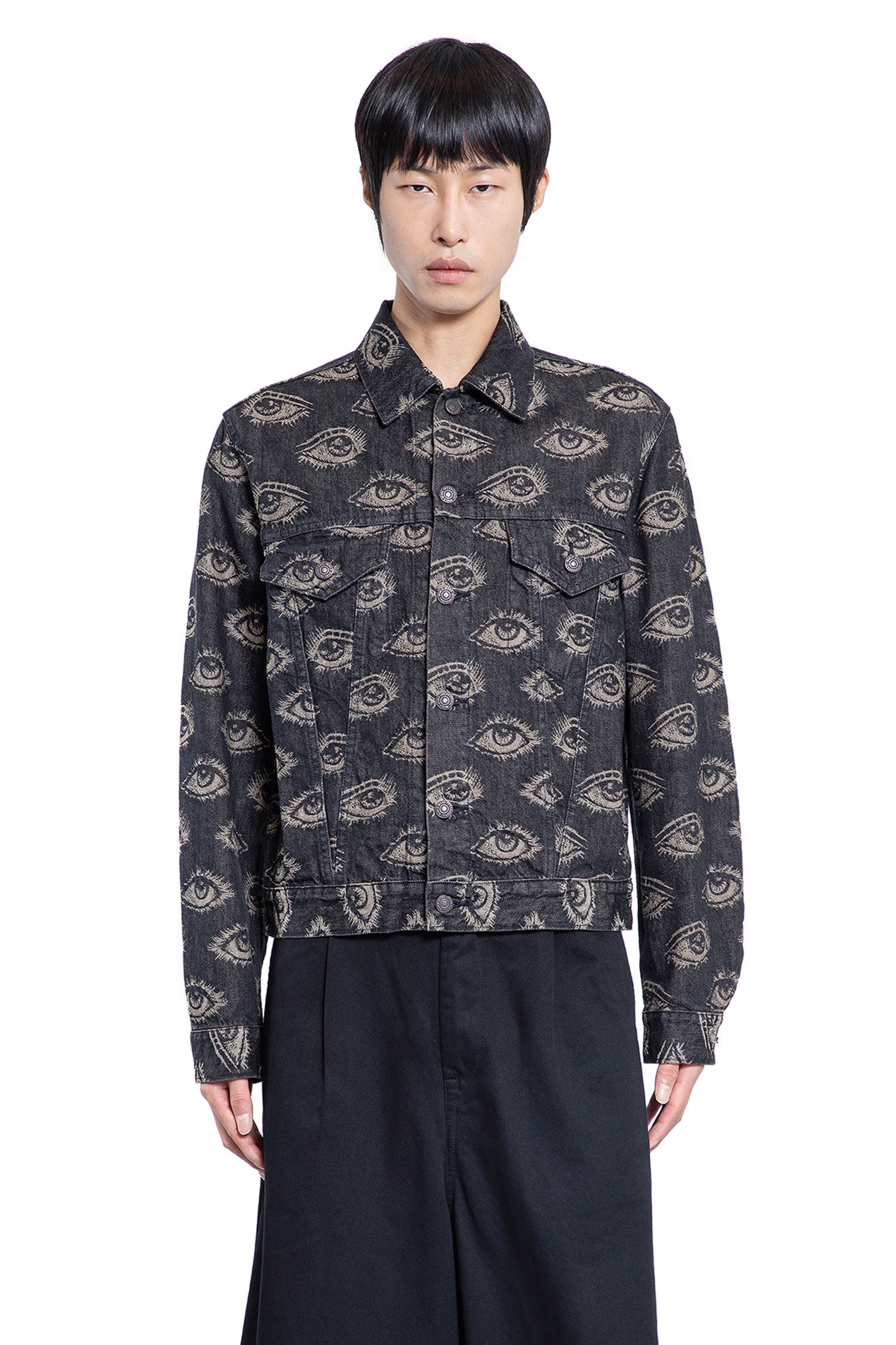 kapital SPEAKEASY ジャケット Kapital 12oz SPEAKEASY Denim Drizzler JKT | Black | Canoe Club