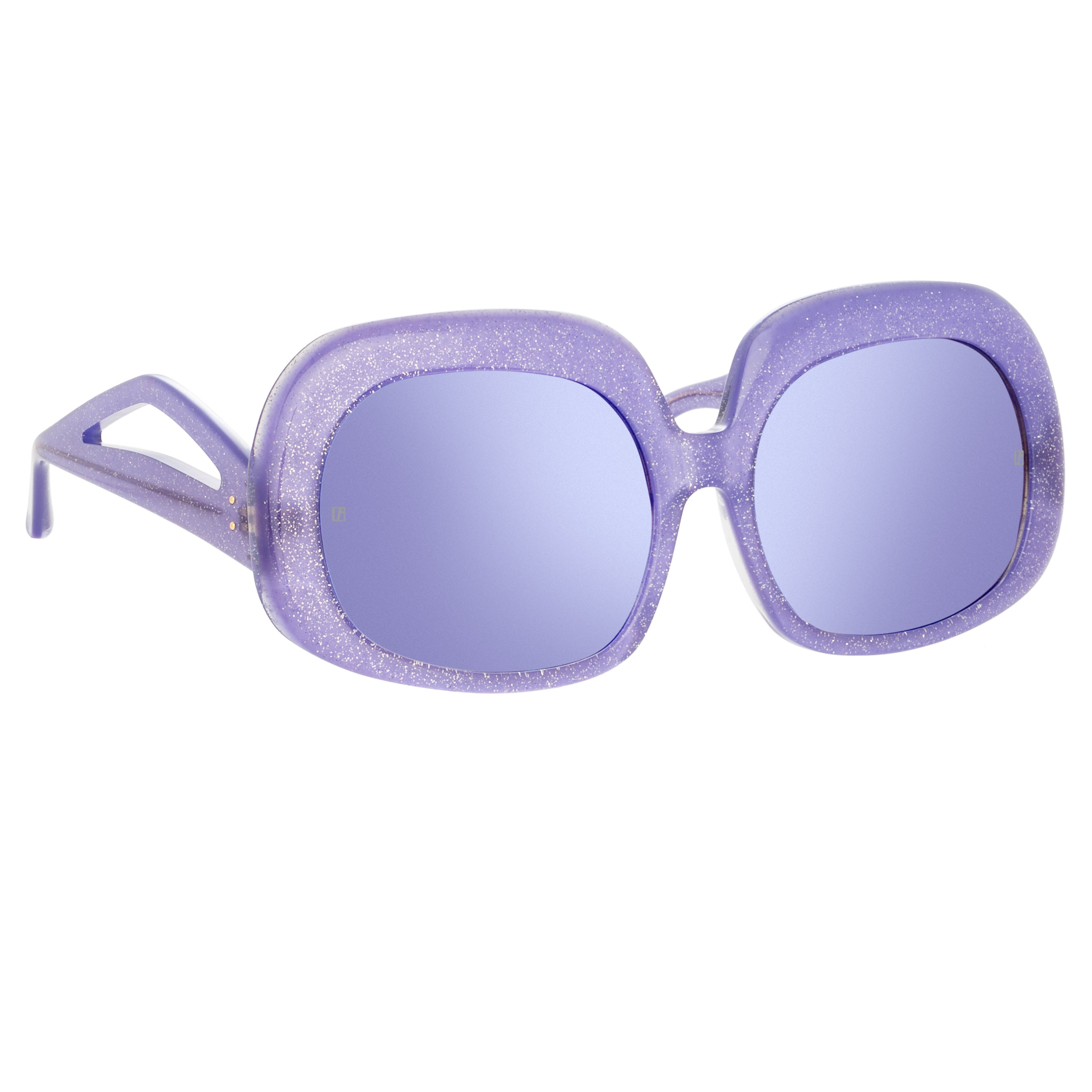 LEA OVERSIZED SUNGLASSES IN PURPLE - 3