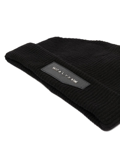 1017 ALYX 9SM logo patch beanie outlook