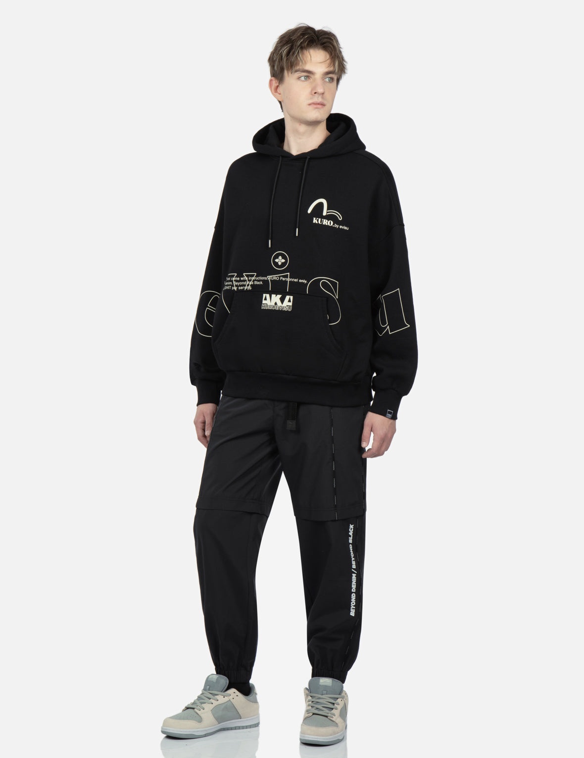 Logo Print Oversized Hoodie - 3